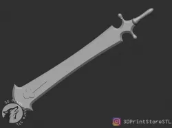 Demon Destroyer Sword From Black Clover - Fan Art 3D print model