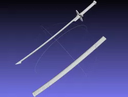 Demon Slayer Shinobu Katana And Scabbard Printable Assembly