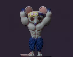 Demon Slayer: Uzui Tengen Muki mice pen holder