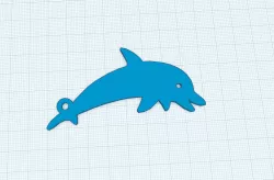 Dolphin keychain