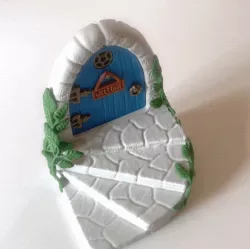 DOOR HOUSE GARDEN MINIATURE ELVES FAIRIES FAIRIES GNOME