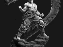Dragon Ball Goku with the Dragon