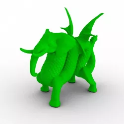 dragon elephant solid