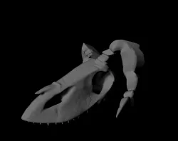 Dragon Skull (Goat Horns)