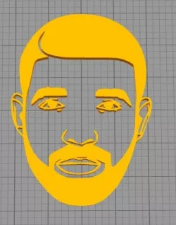 drake wall art and keychains pack
