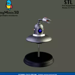 Dron 2 of the Invader Robots Warband | 3D print models.