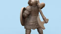 Dwarf Fighter (Bruenor Battlehammer)