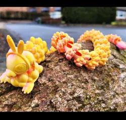 Easterbuns articulating eggtastic dragon