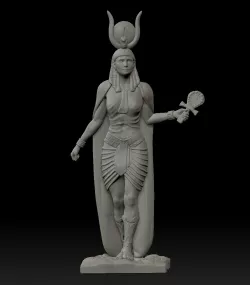 Egyptian Goddess Isis statue