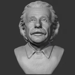Einstein 3D print model