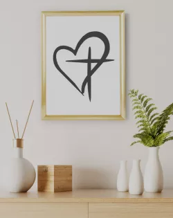 Faith and Love 2D Wall Art