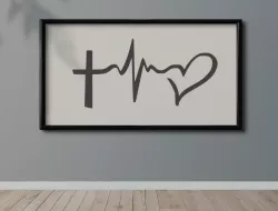 Faith Love Pray Wall Decor 2D