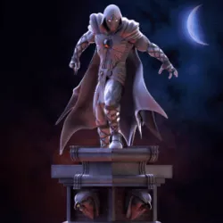 Fan Art Moon Knight - Statue