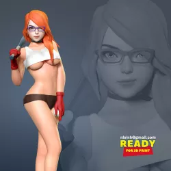 Female baseball player