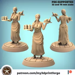 Female Human Barmaid