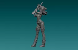 Figure Dragon Ball Bulma With a Gun Code N293