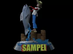 Fisherman Sanpei diorama