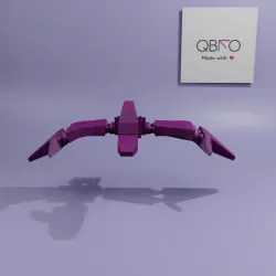 Flexi dino (STL file for 3d printing).