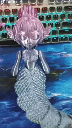 Flexi Mermaid - Chibi Mermaid - Articulated