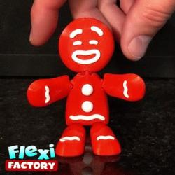 3D file GingerBread Man, Shrek, Print-in-Place