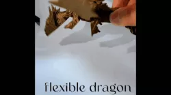 Flexible Steampunk Dragon,dragon flapping wings,Western Dragon,How To Train Your Dragon,flexi,toy