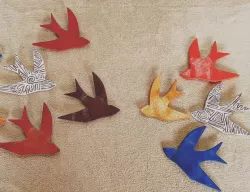 Flying bird wall decoration