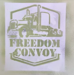 Freedom Convoy stencils