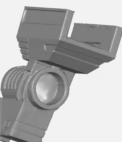 G1 Transformers Galvatron arm cannon holder