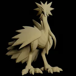 Galarian Zapdos Pokemon Figure