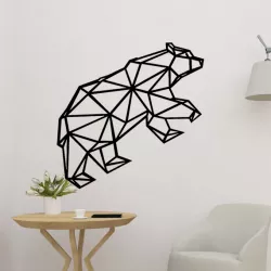 Geometric Bear Decor