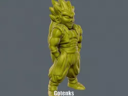 Gotenks (Easy print no support)