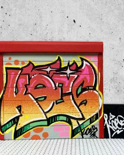 Graffiti Wall Diorama