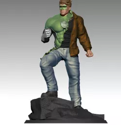 Green Lantern Statue