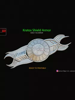 Guardian Shield - gauntlet kratos - kratos armor - God of War 3D print model
