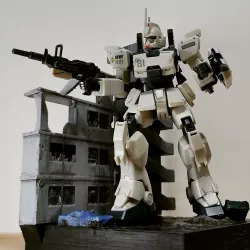Gunpla diorama_Urban area