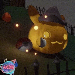 HALLOWEEN PIKACHU PUMPKIN
