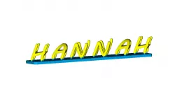 Hannah - nameplate morphing