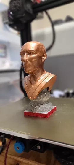 Helio Gracie Bust W/Stand