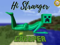 Hi Stranger Minecraft Creeper