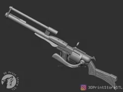 High Noon Whisper Cowboy From league of legends - Fan Art 3D print model
