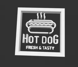 Hot dog Logo