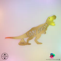 I Am Busy Says the Dinosaur Pooping 24K Shit