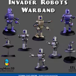 Invader Robots Warband | 3D print models.
