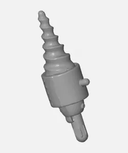 Iron Man figure drill weapon