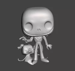 JACK SKELLINGTON WITH GHOST DOG HALLOWEEN FUNKO POP