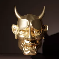 Japanese Ghost Noh Mask