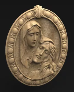 Jesus Christ Maria 3D Model