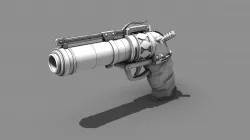 Jinx Arcane inspired Zap Gun pistol 3d model for printing