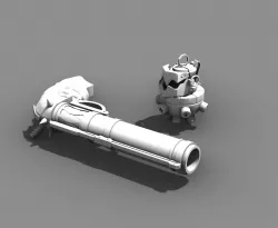 Jinx cosplay package- Arcane inspired Chomper and Zap Gun replica 3d print models!