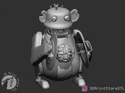 Jinx Monkey Clap From Arcane - Fan Art 3D print model